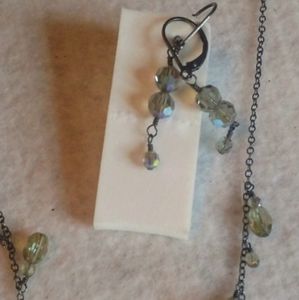 Lori Lori Sterling Silver Crystal Earrings